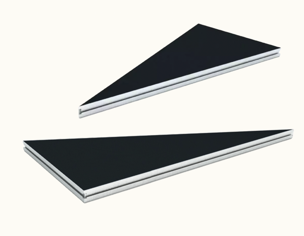 Praticables triangulaires