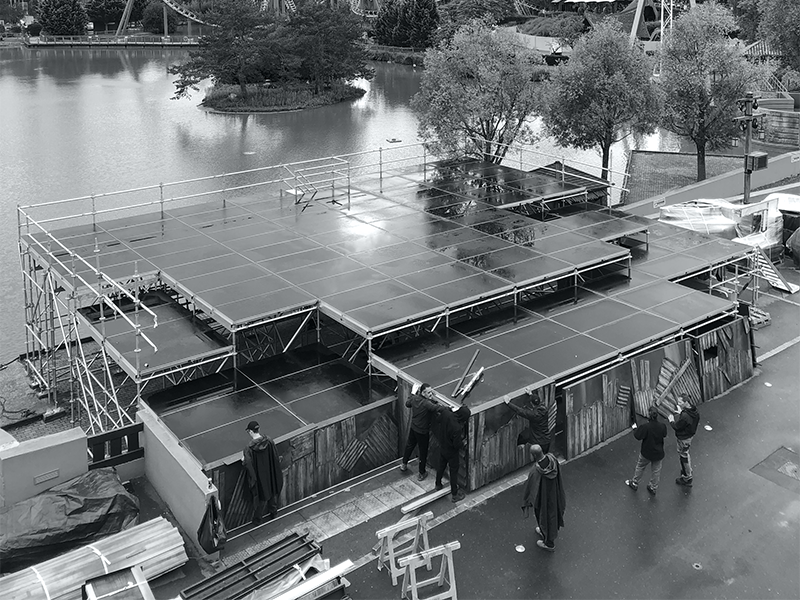 Layher en location - BIG STAGE